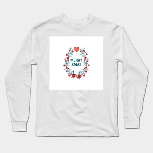 A Scandinavian Christmas - classic wreath Long Sleeve T-Shirt